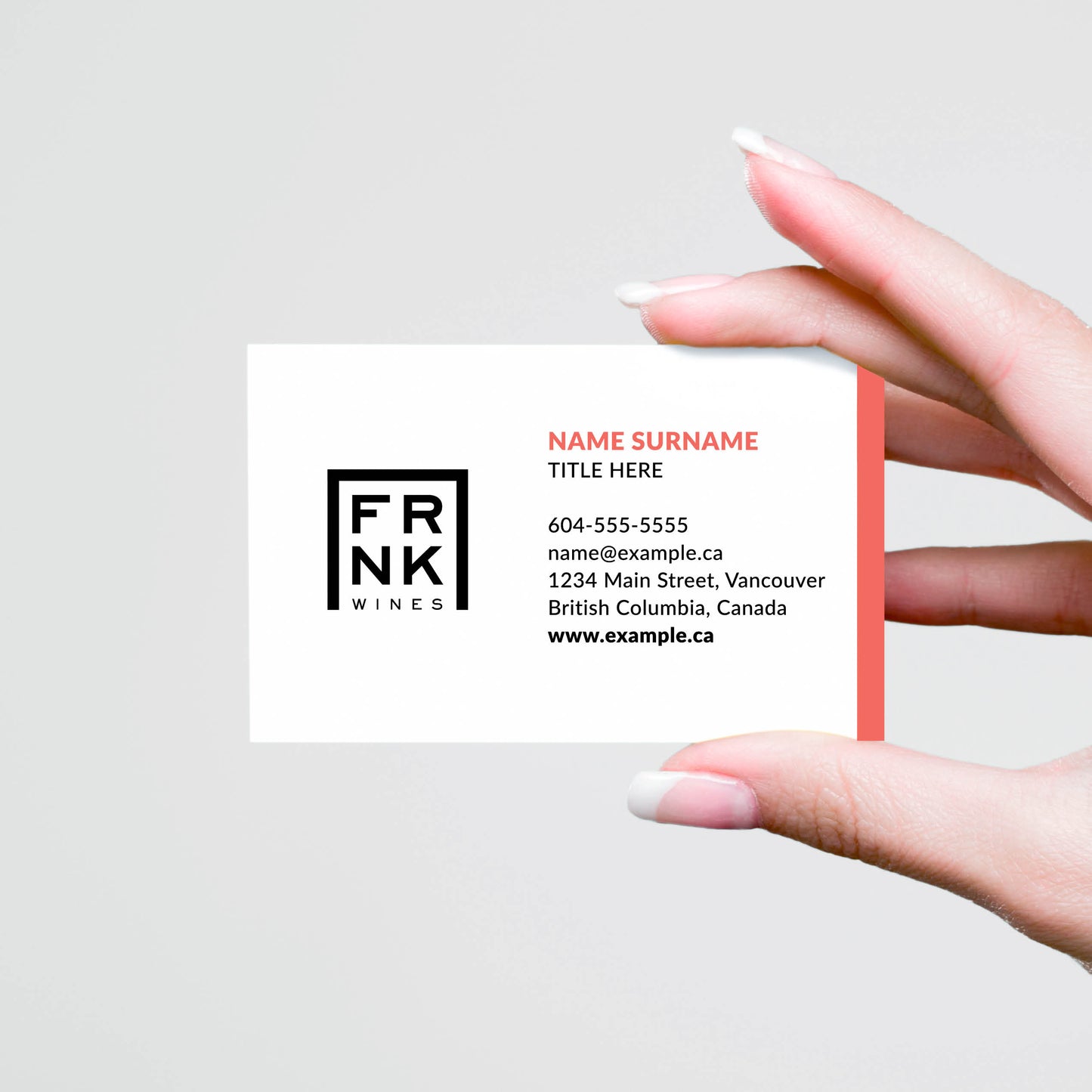 Business Card Design - Pick from five templated options